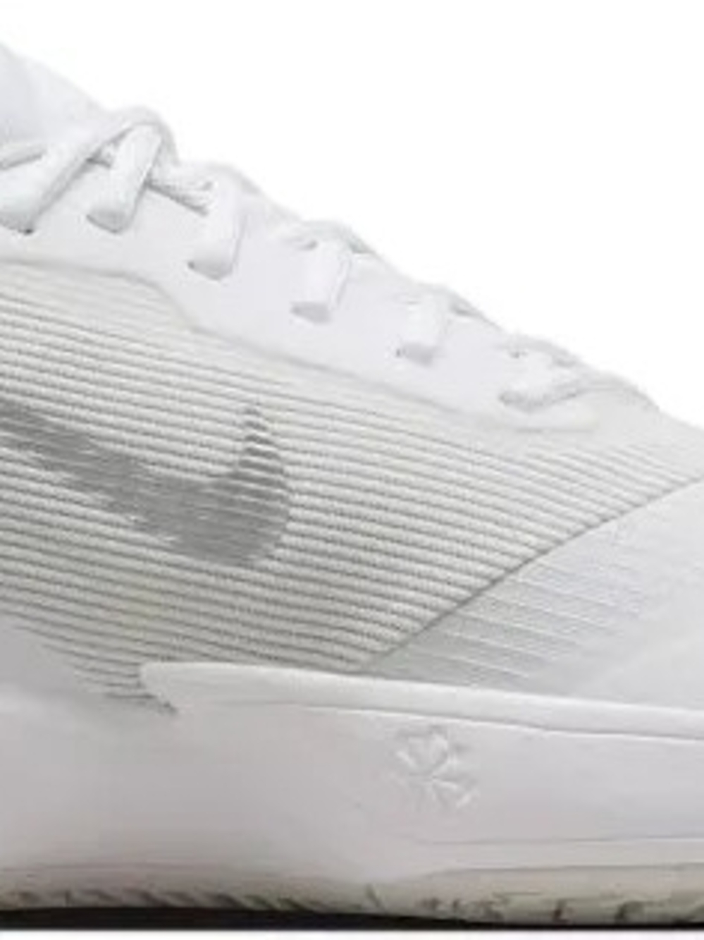 Nike Precision VI -Men's White Athletic Sneakers - Breathable Court Shoe Size 11